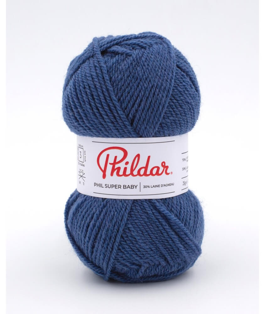 Pelote de laine à tricoter SUPER BABY - 25GR - Phildar - certifié Oeko-Tex Pelote de laine à tricoter SUPER BABY - 25GR - Phildar - certifié Oeko-Tex