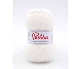 Pelote de laine à tricoter SUPER BABY - 25GR - Phildar - certifié Oeko-Tex