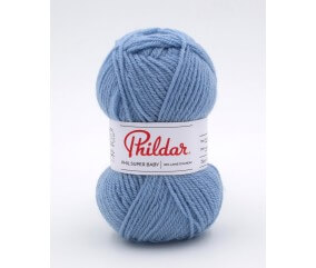 Pelote de laine à tricoter SUPER BABY - 25GR - Phildar - certifié Oeko-Tex