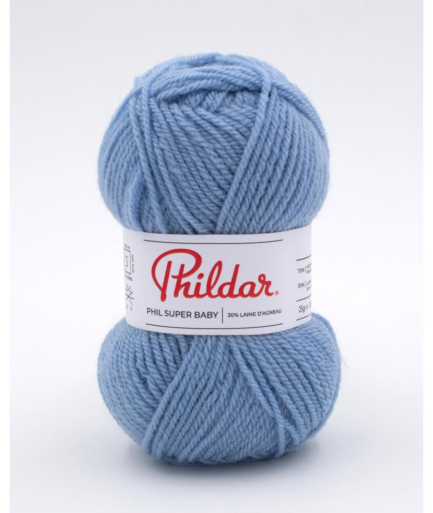 Pelote de laine à tricoter SUPER BABY - 25GR - Phildar - certifié Oeko-Tex