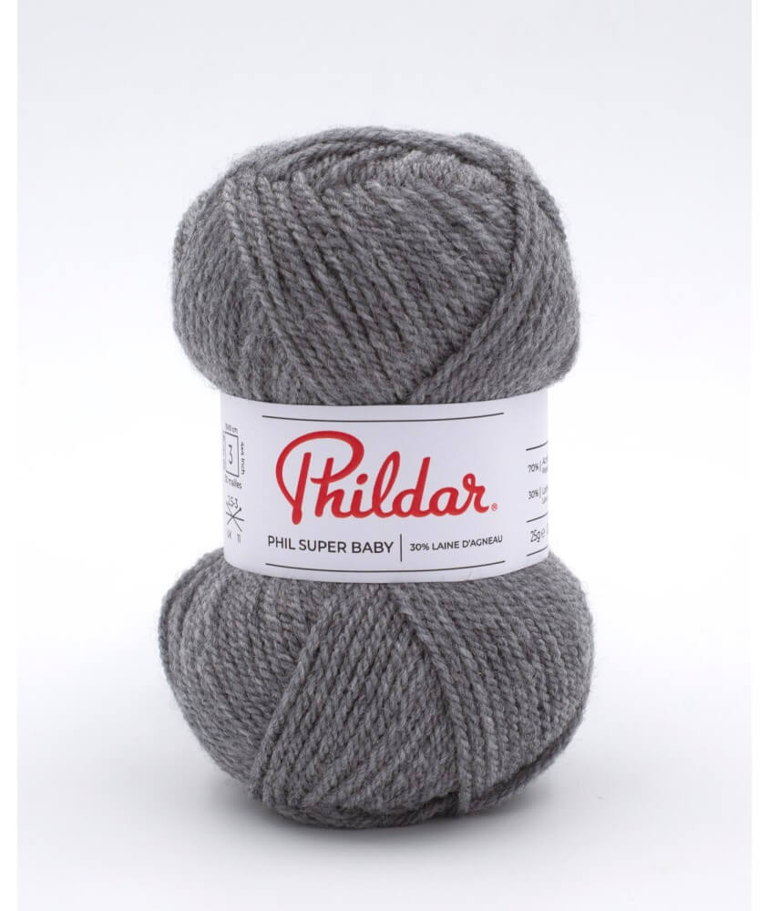 Pelote de laine à tricoter SUPER BABY - 25GR - Phildar - certifié Oeko-Tex