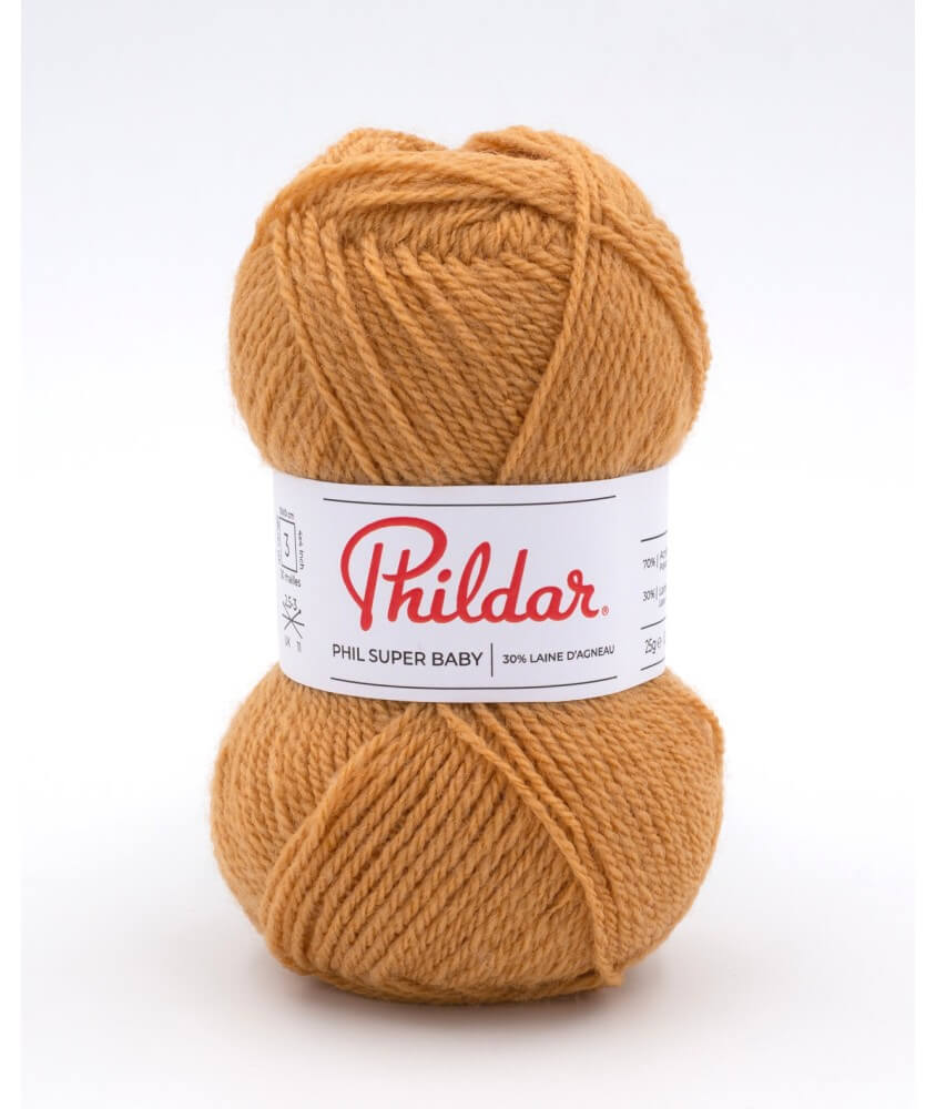 Pelote de laine à tricoter SUPER BABY - 25GR - Phildar - certifié Oeko-Tex Pelote de laine à tricoter SUPER BABY - 25GR - Phildar - certifié Oeko-Tex