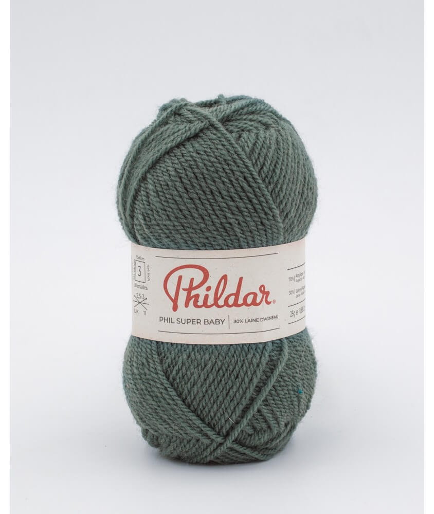 Pelote de laine à tricoter SUPER BABY - 25GR - Phildar - certifié Oeko-Tex Pelote de laine à tricoter SUPER BABY - 25GR - Phildar - certifié Oeko-Tex