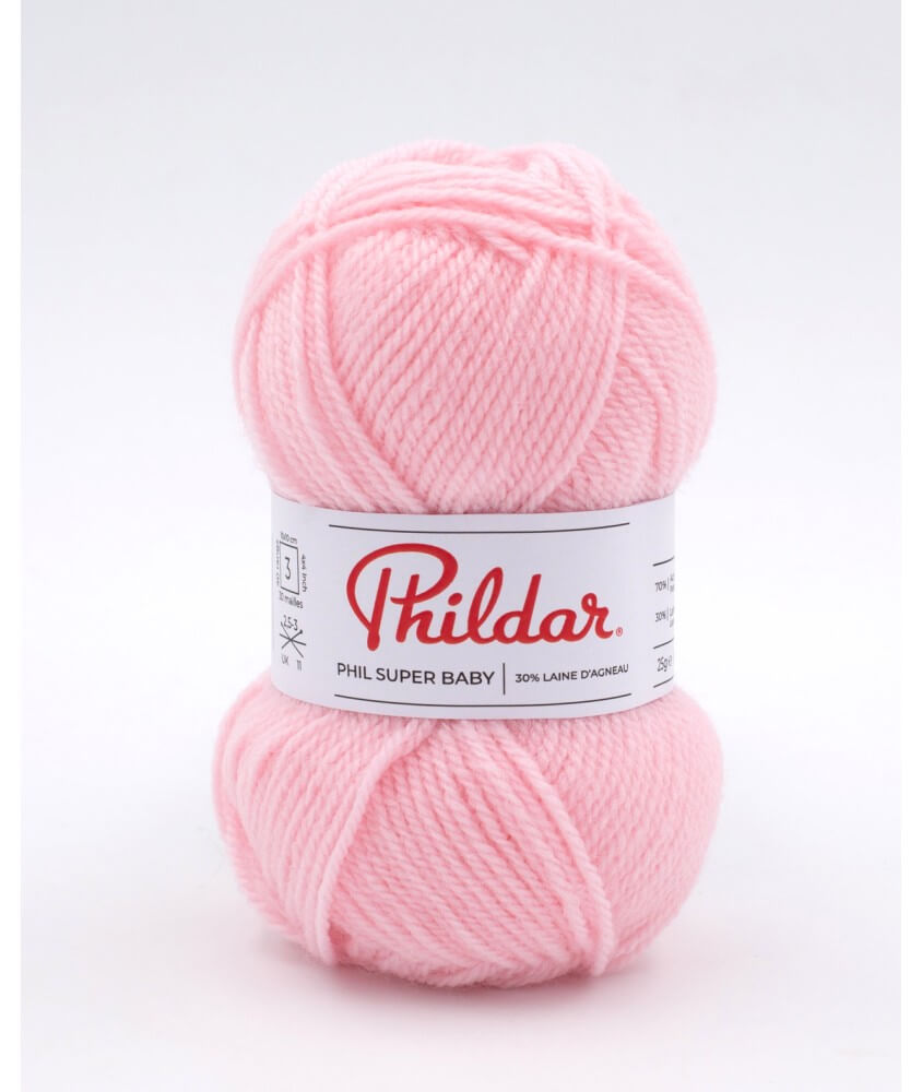 Pelote de laine à tricoter SUPER BABY - 25GR - Phildar - certifié Oeko-Tex