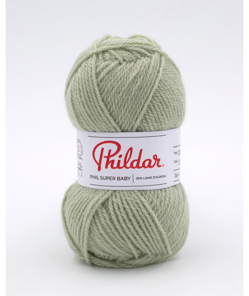 Pelote de laine à tricoter SUPER BABY - 25GR - Phildar - certifié Oeko-Tex Pelote de laine à tricoter SUPER BABY - 25GR - Phildar - certifié Oeko-Tex