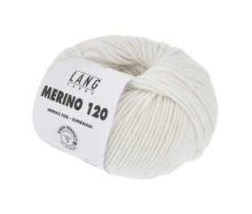 Pelote de laine à tricoter MERINO 120 - Lang Yarns