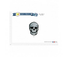 Ecussons Thermocollant Tête de mort 8,2 X 5,5 cm - Mediac