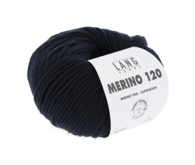 Pelote de laine à tricoter MERINO 120 - Lang Yarns