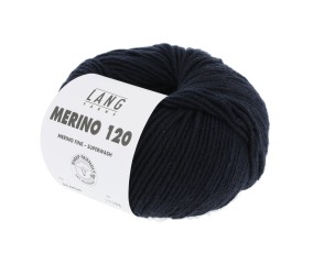 Pelote de laine à tricoter MERINO 120 - Lang Yarns