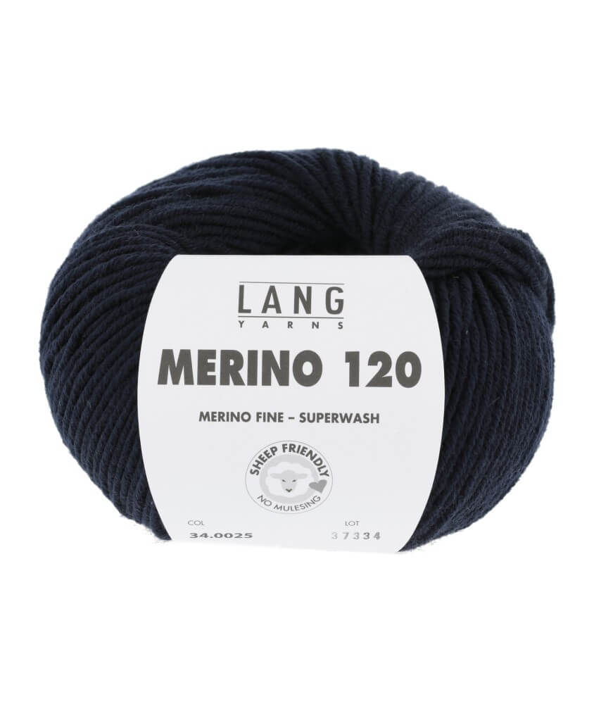 Pelote de laine à tricoter MERINO 120 - Lang Yarns Pelote de laine à tricoter MERINO 120 - Lang Yarns