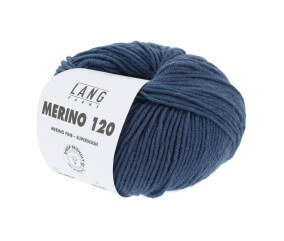 Pelote de laine à tricoter MERINO 120 - Lang Yarns