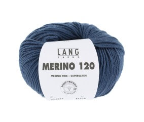 Pelote de laine à tricoter MERINO 120 - Lang Yarns