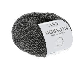 Pelote de laine à tricoter MERINO 120 - Lang Yarns