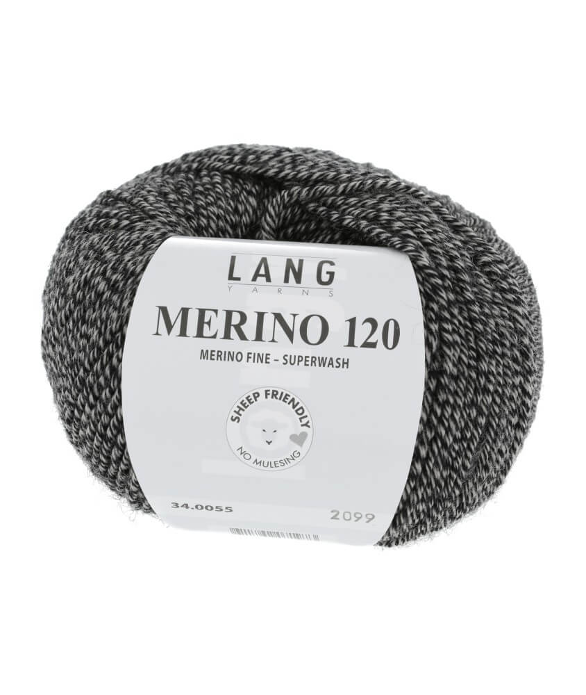 Pelote de laine à tricoter MERINO 120 - Lang Yarns