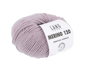 Pelote de laine à tricoter MERINO 120 - Lang Yarns