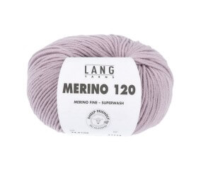 Pelote de laine à tricoter MERINO 120 - Lang Yarns