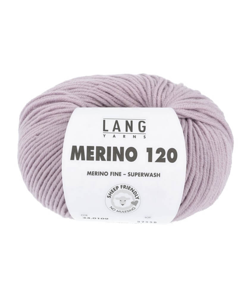 Pelote de laine à tricoter MERINO 120 - Lang Yarns