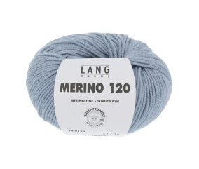 Pelote de laine à tricoter MERINO 120 - Lang Yarns