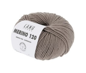 Pelote de laine à tricoter MERINO 120 - Lang Yarns