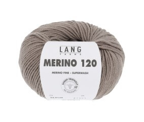 Pelote de laine à tricoter MERINO 120 - Lang Yarns