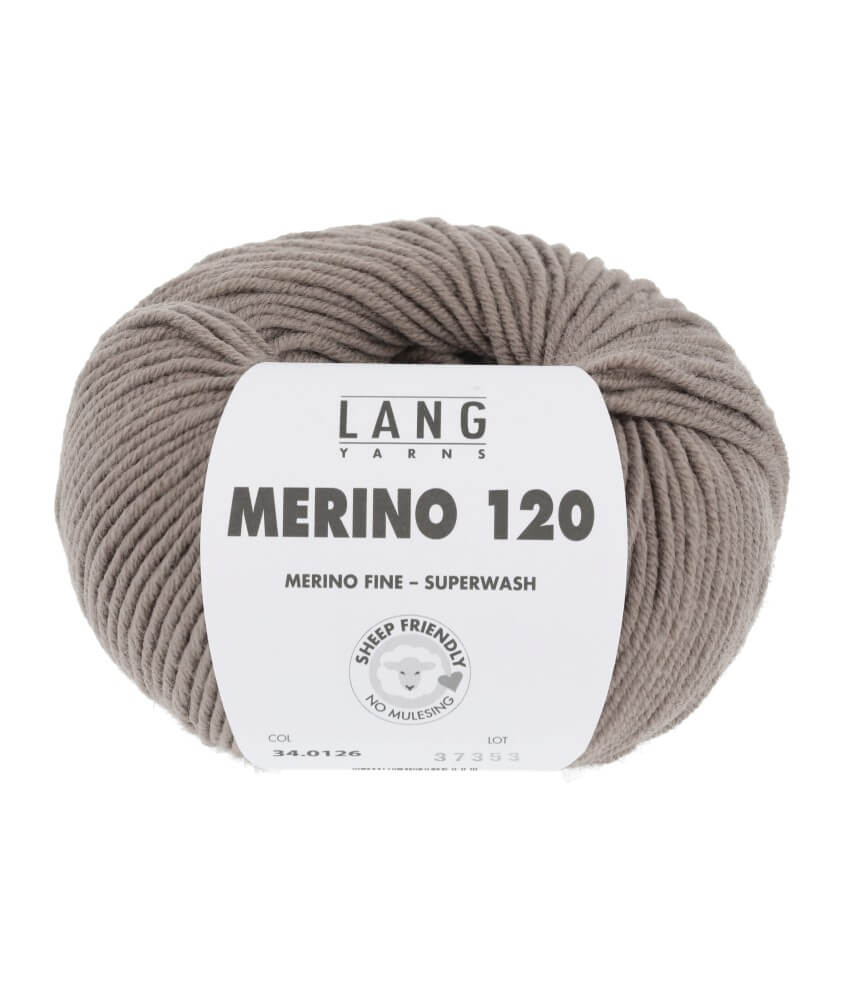 Pelote de laine à tricoter MERINO 120 - Lang Yarns