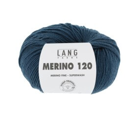 Pelote de laine à tricoter MERINO 120 - Lang Yarns