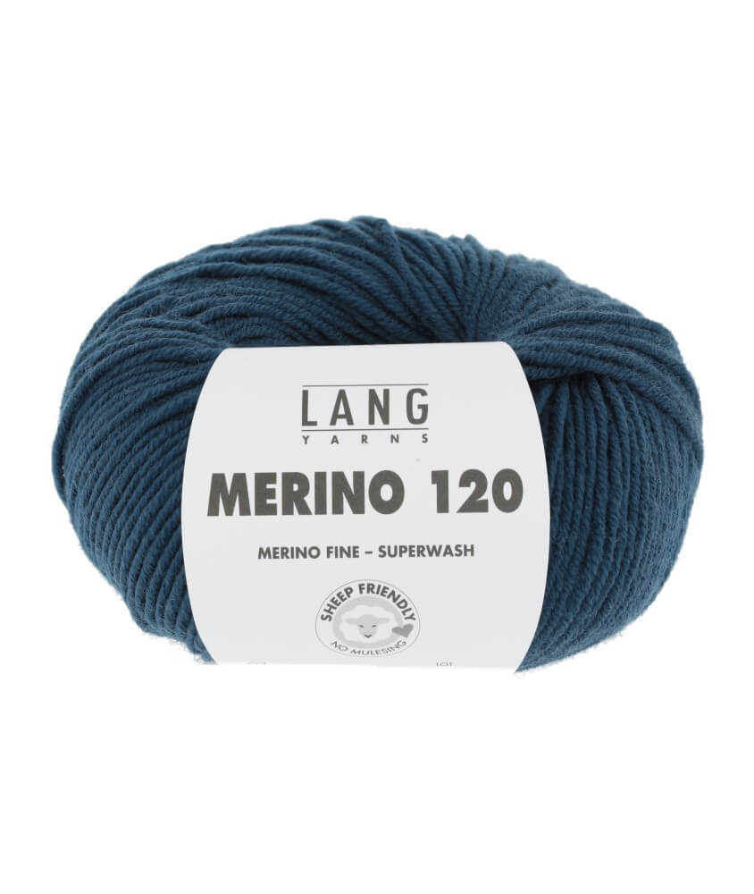 Pelote de laine à tricoter MERINO 120 - Lang Yarns