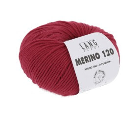 Pelote de laine à tricoter MERINO 120 - Lang Yarns