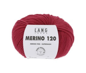 Pelote de laine à tricoter MERINO 120 - Lang Yarns