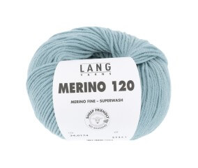 Pelote de laine à tricoter MERINO 120 - Lang Yarns