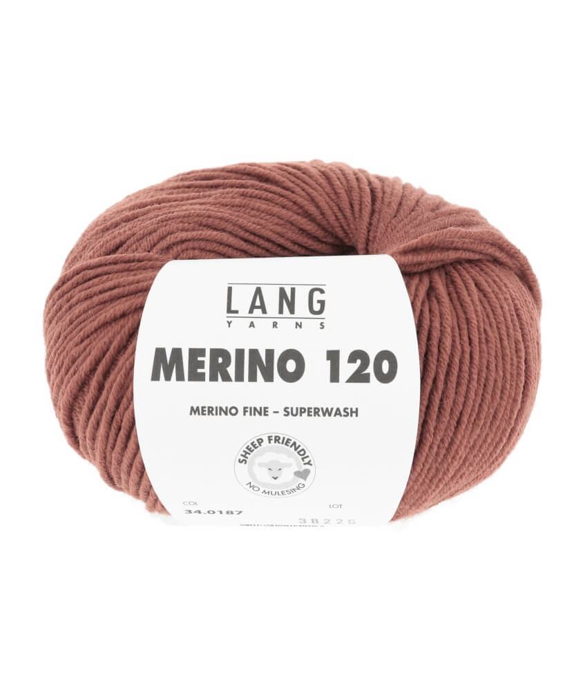 Pelote de laine à tricoter MERINO 120 - Lang Yarns