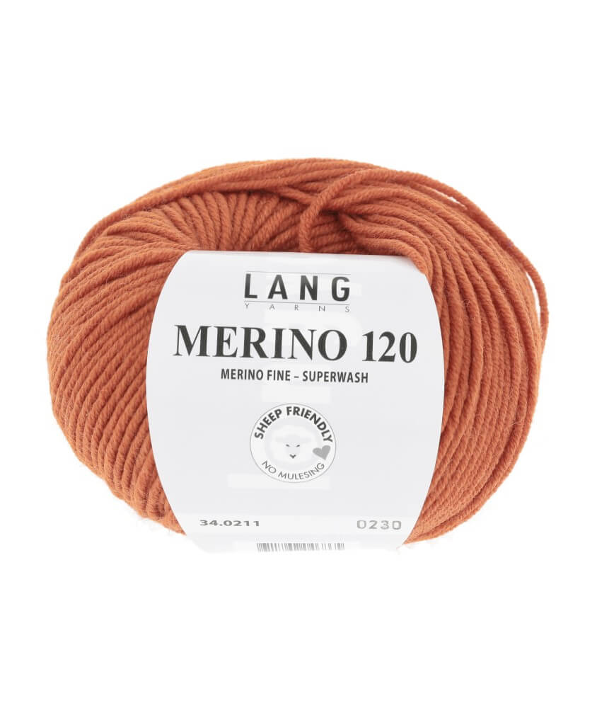 Pelote de laine à tricoter MERINO 120 - Lang Yarns