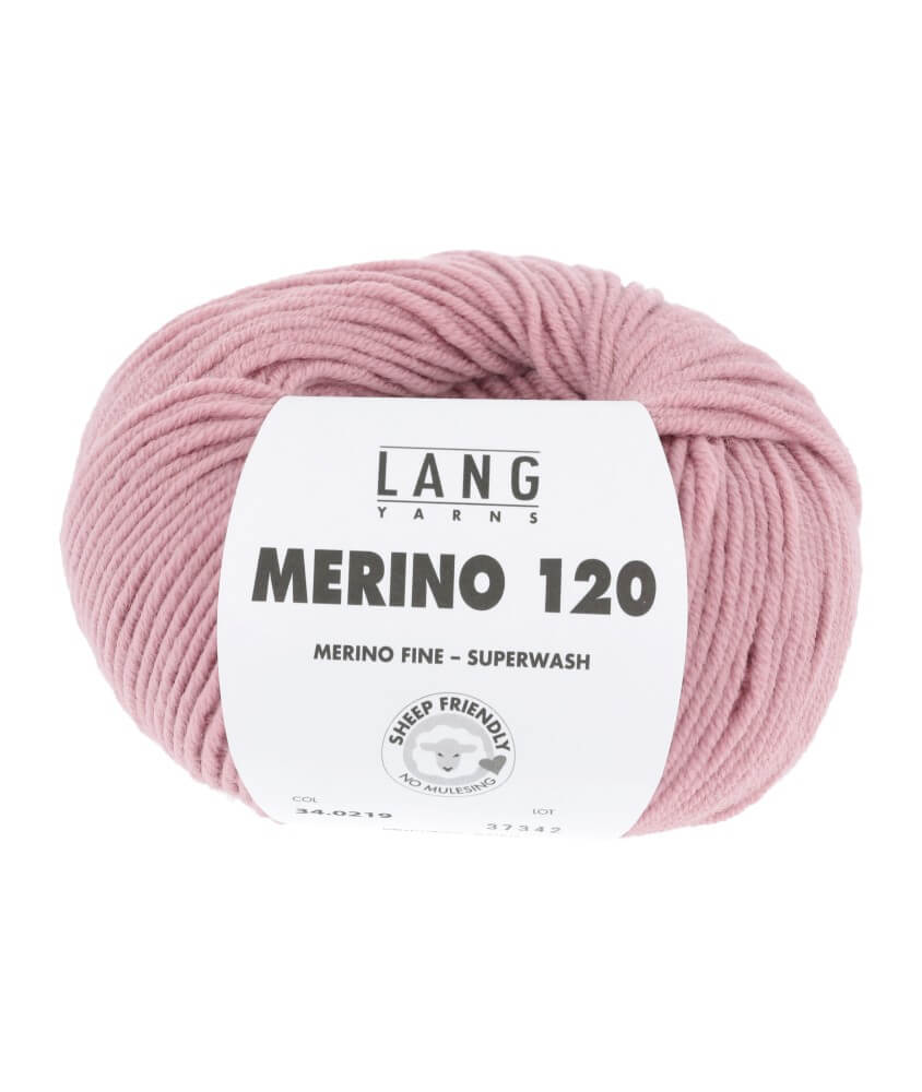 Pelote de laine à tricoter MERINO 120 - Lang Yarns