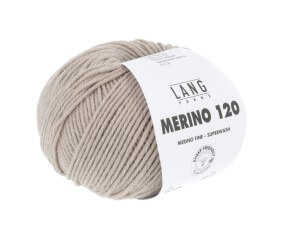 Pelote de laine à tricoter MERINO 120 - Lang Yarns