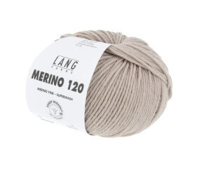 Pelote de laine à tricoter MERINO 120 - Lang Yarns