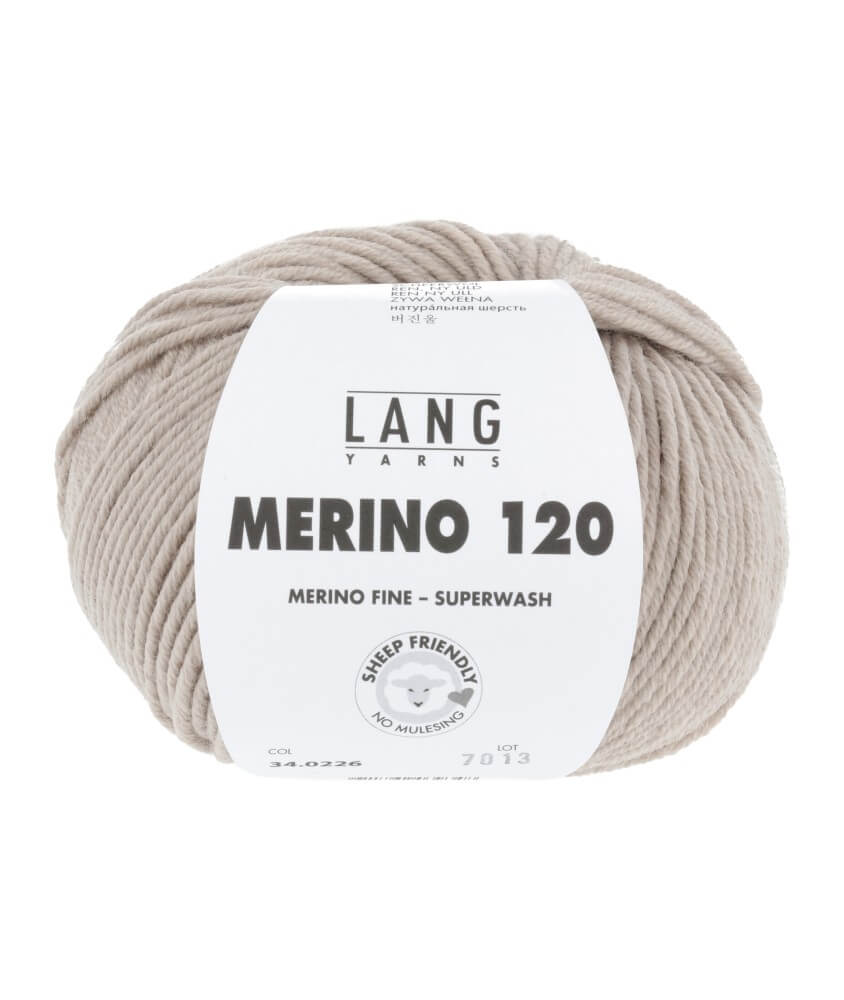 Pelote de laine à tricoter MERINO 120 - Lang Yarns