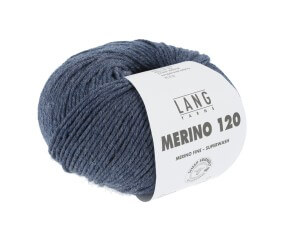 Pelote de laine à tricoter MERINO 120 - Lang Yarns