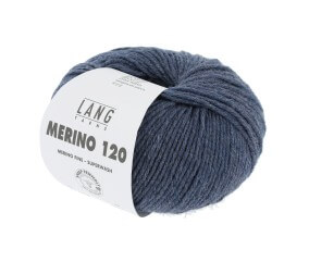 Pelote de laine à tricoter MERINO 120 - Lang Yarns