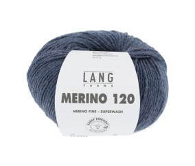 Pelote de laine à tricoter MERINO 120 - Lang Yarns