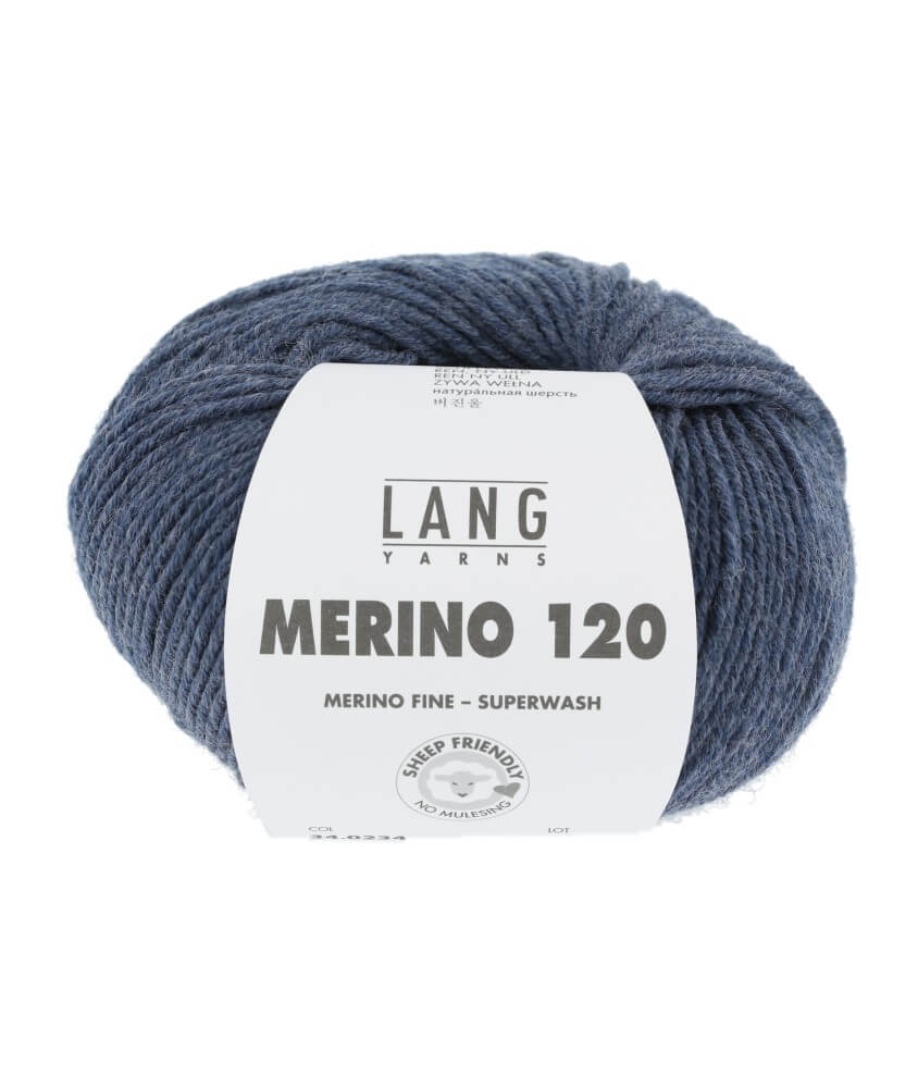 Pelote de laine à tricoter MERINO 120 - Lang Yarns