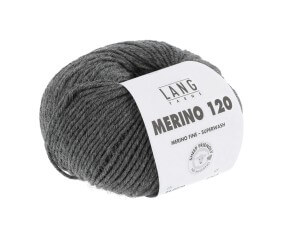 Pelote de laine à tricoter MERINO 120 - Lang Yarns