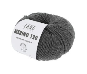 Pelote de laine à tricoter MERINO 120 - Lang Yarns