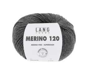 Pelote de laine à tricoter MERINO 120 - Lang Yarns