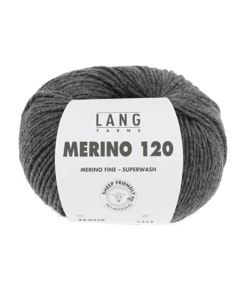 Pelote de laine à tricoter MERINO 120 - Lang Yarns