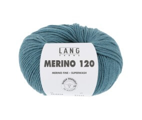 Pelote de laine à tricoter MERINO 120 - Lang Yarns