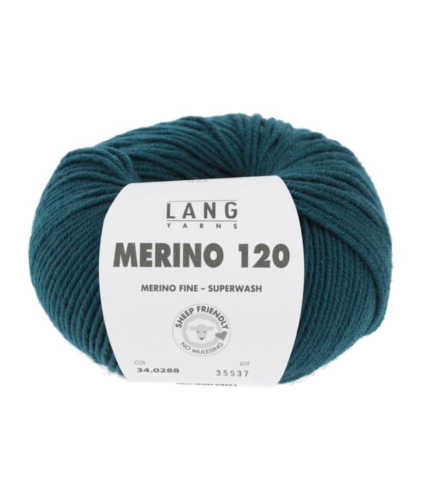 Pelote de laine à tricoter MERINO 120 - Lang Yarns