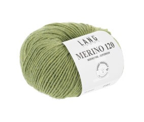 Pelote de laine à tricoter MERINO 120 - Lang Yarns