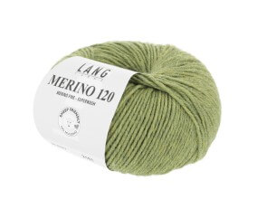 Pelote de laine à tricoter MERINO 120 - Lang Yarns