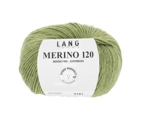 Pelote de laine à tricoter MERINO 120 - Lang Yarns