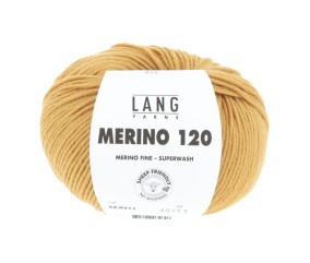 Pelote de laine à tricoter MERINO 120 - Lang Yarns